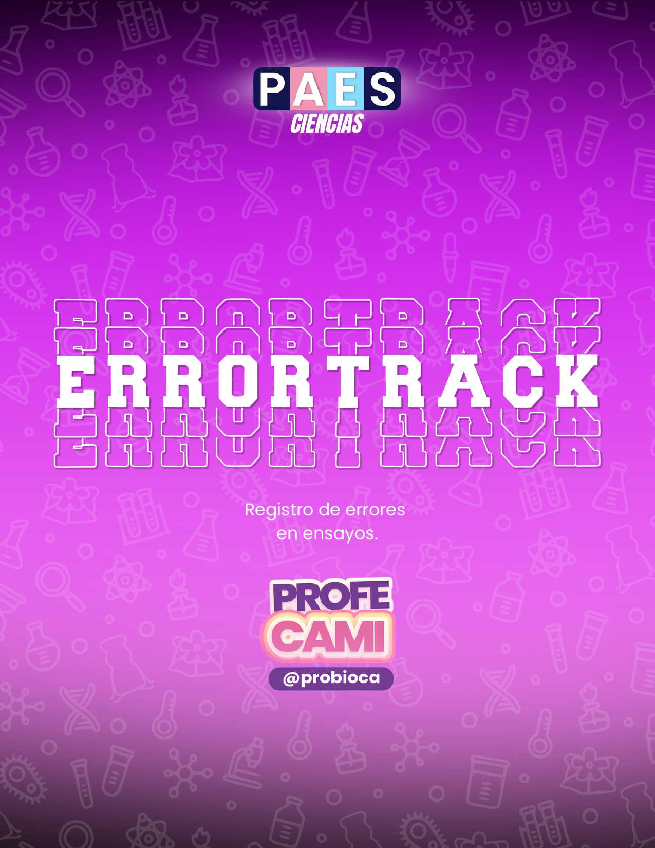 Portada del Error Tracker de Profe Cami